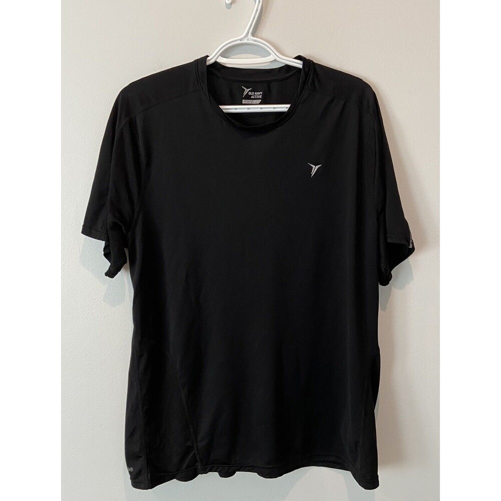Old Navy Active Black Short Sleeve Crew Neck T Shirt. Size XL